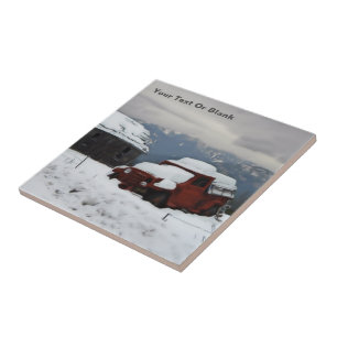 Carreau Le vieux camion rouge