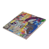 Carreau Le visage de l'art Graffiti de Rio (Côté)