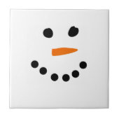 Carreau Le visage de Snowman (Devant)