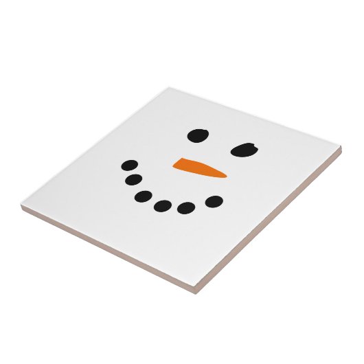 Carreau Le visage de Snowman (Côté)