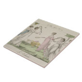 Carreau Le volant, plaquent 11 de "Le Bon Genre", 180 (Côté)