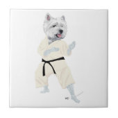 Carreau Le West Highland Terrier KARATE ! (Devant)