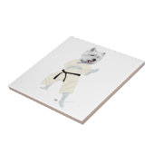 Carreau Le West Highland Terrier KARATE ! (Côté)