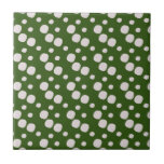 Carreau Leafy Green Pink<br><div class="desc">Dots on Leafy Green Pattern</div>