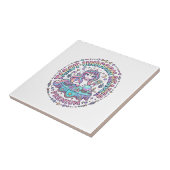 Carreau Lecteur de Tarot Licorne Premium Impression Drôle  (Côté)