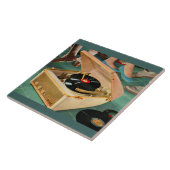 Carreau Lecteur d'enregistrement portable des années 1950 (Côté)