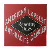 Carreau Lecture Chemin de fer Anthracite Charbon (Devant)