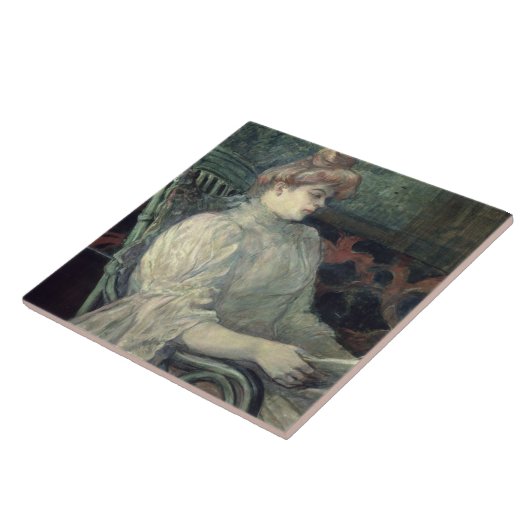 Carreau Lecture de femme (Côté)