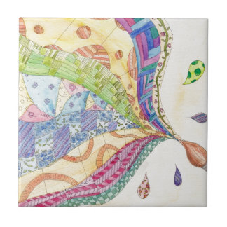 Carreau L'édredon peint