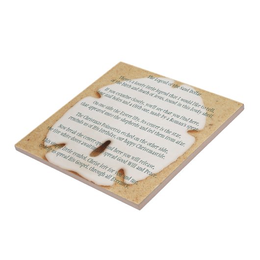 Carreau Légende du dollar de sable (Côté)