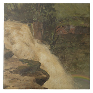Carreau L'église Frederic Edwin - Une cascade en Colombie