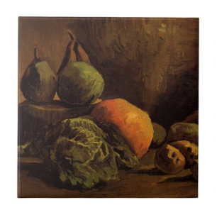 Carreau Légumes et Fruits par Vincent van Gogh