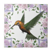 Carreau L'élégance de la nature : Vol d'oiseau de colibri (Devant)