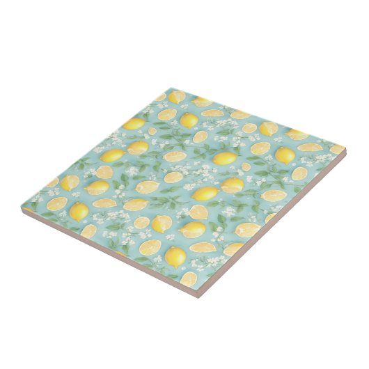 Carreau Lemon Kitchen Lemons Motif (Côté)