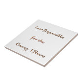 Carreau L'énergie à l'intérieur : l'énergie compte (Côté)