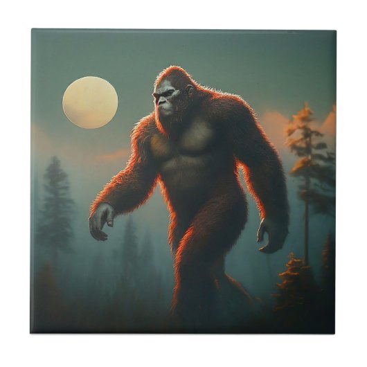 Carreau L'énigme de la forêt : Bigfoot (Devant)