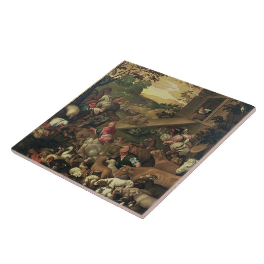 Carreau L'entrée des animaux dans l'arche (Côté)