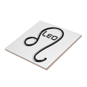 Carreau LEO, Conception abstraite du signe zodiaque,