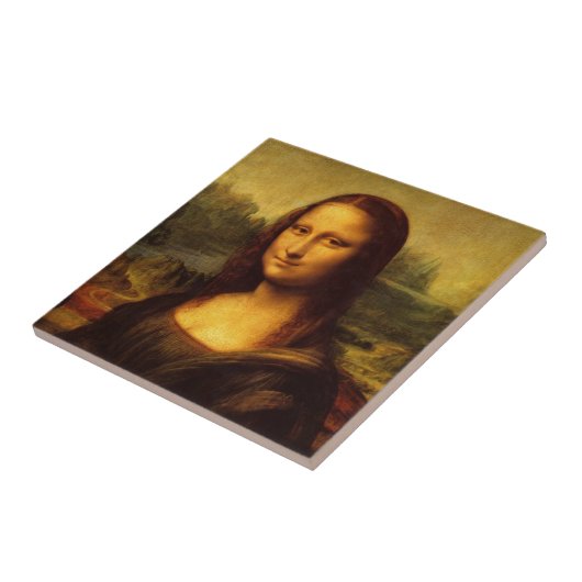 Carreau Leonardo Da Vinci Mona Lisa Peinture d'Art (Côté)
