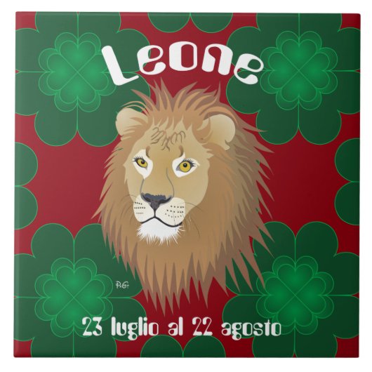 Carreau Leone 23 luglio al 22 agosto Tile (Devant)