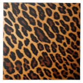 Carreau Leopard Chat Poster de animal Collection moderne (Devant)