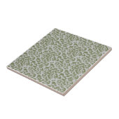 Carreau Léopard tacheté gris olive (Côté)