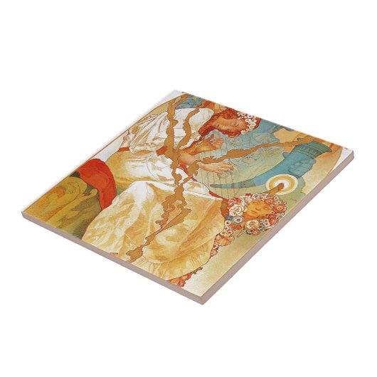 Carreau L'épopée slave par Alphonse Mucha (Côté)