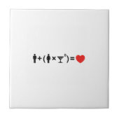 Carreau L'équation d'amour pour les femmes (Devant)