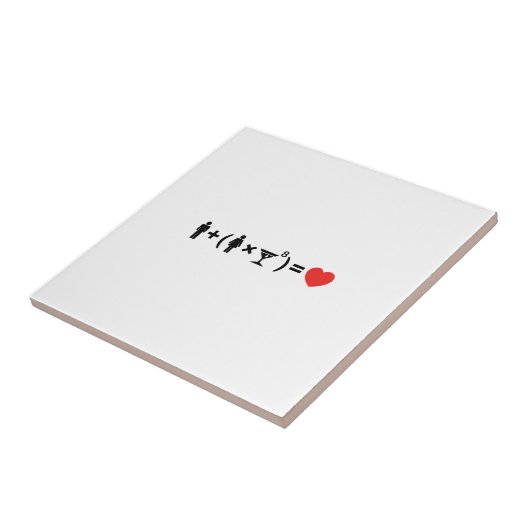 Carreau L'équation d'amour pour les femmes (Côté)