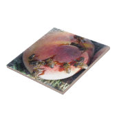 Carreau Les abeilles sur une plage (Côté)