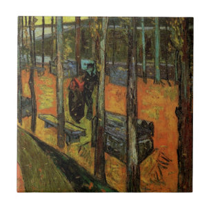 Carreau Les Alyscamps (Cimetière) de Vincent van Gogh