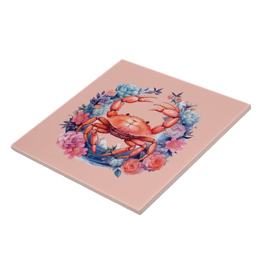 Carreau Les amateurs de crabe de plage (Côté)