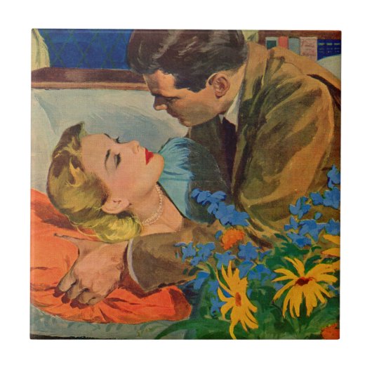 Carreau Les amoureux en amour (Devant)