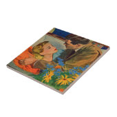 Carreau Les amoureux en amour (Côté)