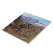 Carreau Les ânes dans les Pyrénées (Rosa Bonheur) (Côté)