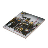 Carreau Les armes et l'armure du Japon samouraï antique (Côté)