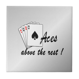 Carreau Les As au-dessus du reste de l'argent