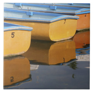 Carreau Les bateaux de rangée Henley-on-Thames sur la Tami