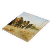 Carreau Les bateliers sur le Volga, 1870-73 (Côté)