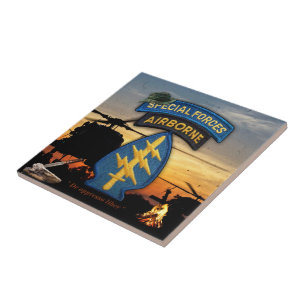 Carreau Les Berets verts des forces spéciales sfg sof sog