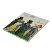 Carreau Les Buveurs par Vincent van Gogh (Côté)