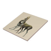 Carreau Les cerfs amoureux (Côté)