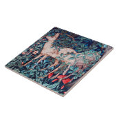 Carreau Les Cerfs dans la forêt, William Morris (Côté)