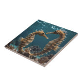 Carreau Les Chevaux Romantiques Sous L'Océan, (Côté)