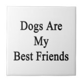 Carreau Les chiens sont mes meilleurs amis (Devant)