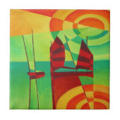 Carreau Les Chinois Jonchent Sur Les Eaux Mortes L'Art Cub (Devant)