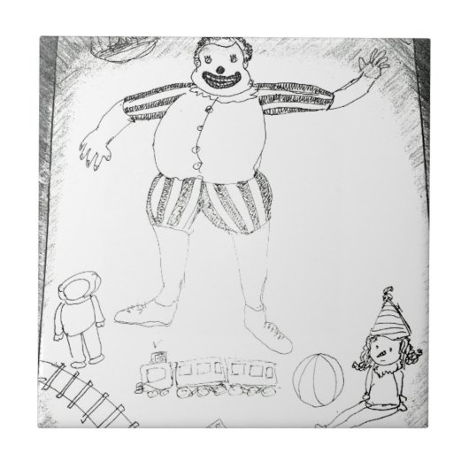 Carreau Les clowns sont autour (Devant)