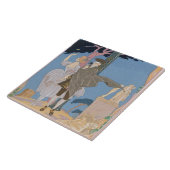 Carreau Les coeurs brisés, statues cassées, illustration (Côté)