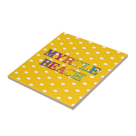 Carreau Les couleurs de Myrtle Beach (Côté)