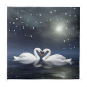 Carreau Les cygnes qui aiment (Devant)